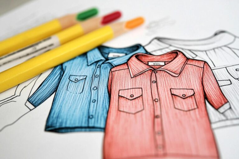 Shirt Coloring Pages : Design Your Own Fashion, Spark Creativity