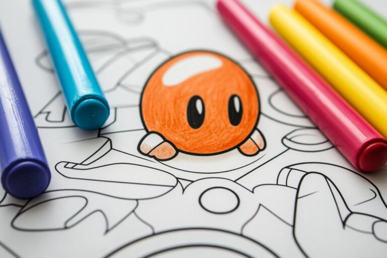 Shy Guy Coloring Pages : Color Your Own Super Mario Adventures
