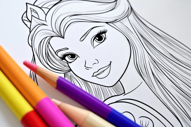 Sleeping Beauty Coloring Pages : Coloring Fun for Kids & Adults