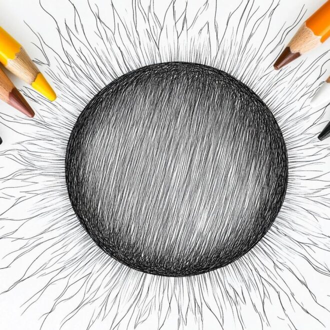Solar Eclipse Coloring Pages : Color Your Way to Space Exploration