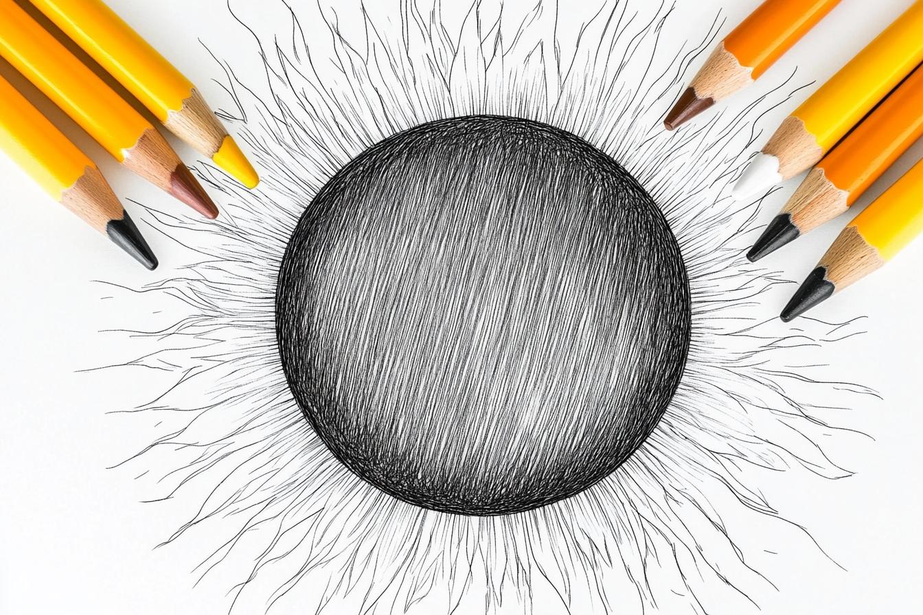 Solar Eclipse Coloring Pages Free Printable PDF Solar Eclipse Coloring Pages