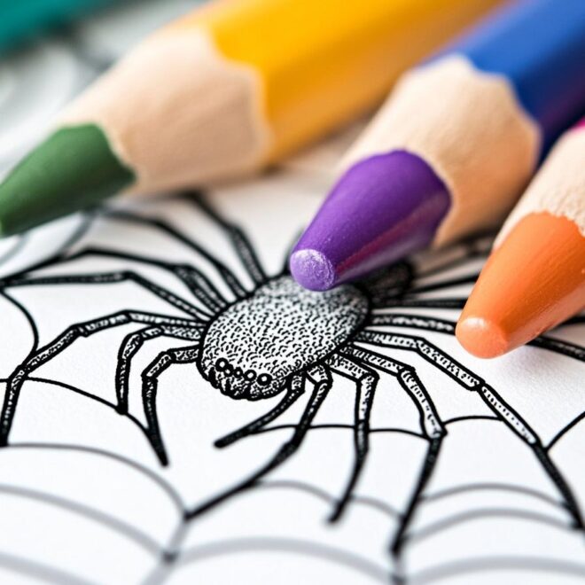 Spider Coloring Pages : Fun and Educational Activities for Kids