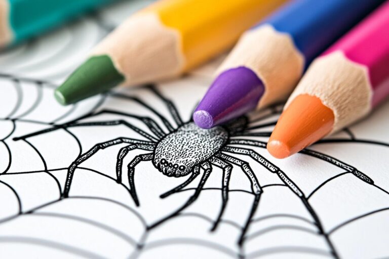 Spider Coloring Pages : Fun and Educational Activities for Kids