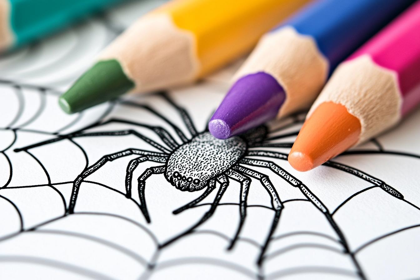 Spider Coloring Pages Free Printable PDF Spider Coloring Pages