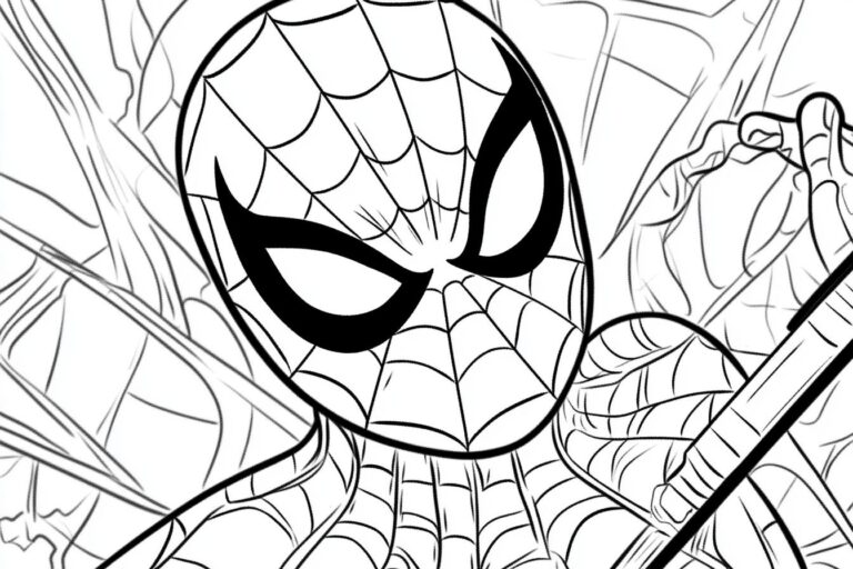 Spider Man Coloring Pages : Unleash Your Inner Artist with Fun & Creative Activities