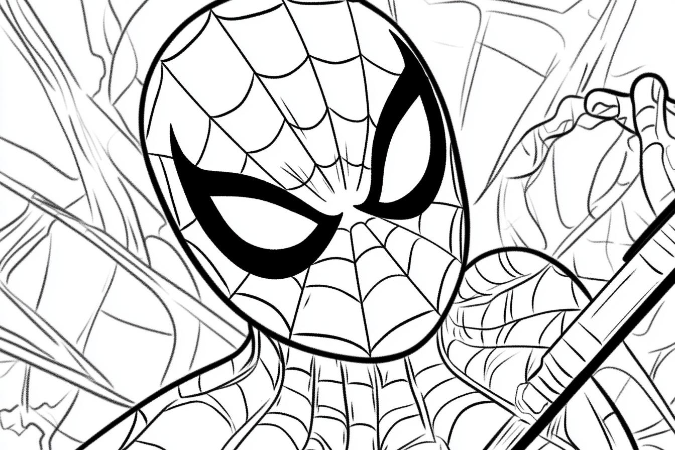 Spider Man Coloring Pages Free Printable PDF Spider Man Coloring Pages