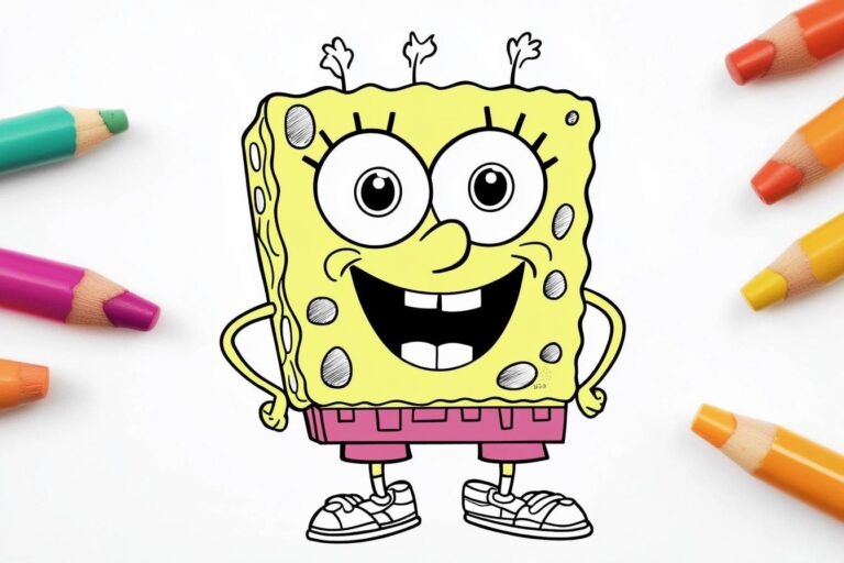 Spongebob Coloring Pages : Fun Spongebob Coloring Pages for Kids
