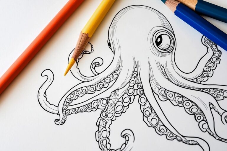 Squid Game Coloring Pages : Color Your Way Through the Games