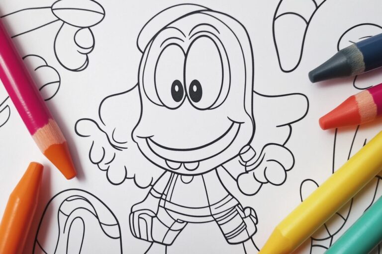 Squidward Coloring Pages : Free Printable Sheets for Kids & Adults