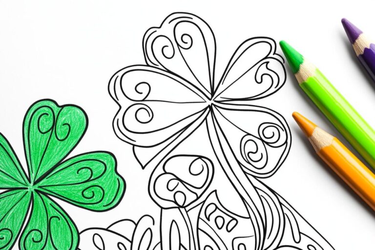 St Patricks Day Coloring Pages : Fun Irish Symbols for Kids