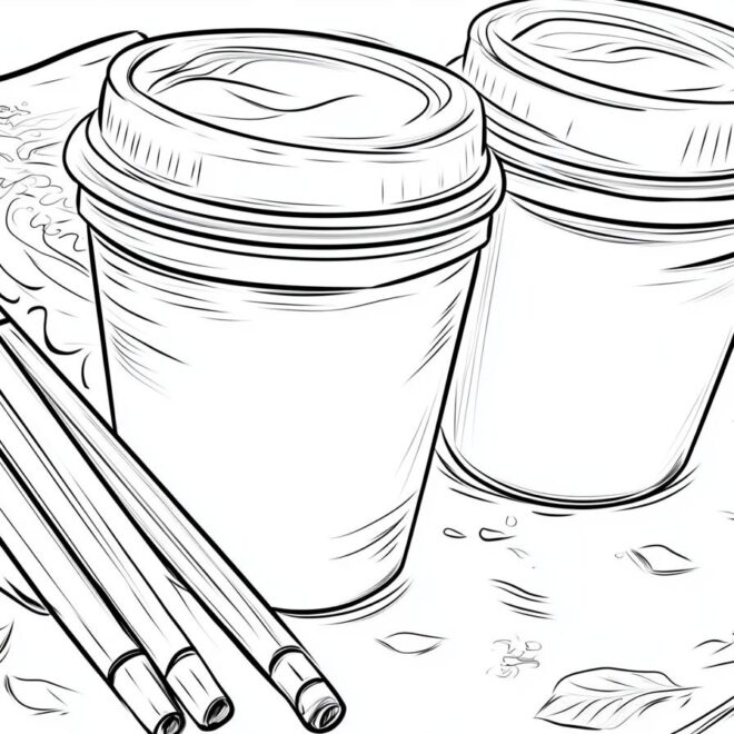 Starbucks Coloring Pages : Free Printable Designs for Coffee Lovers
