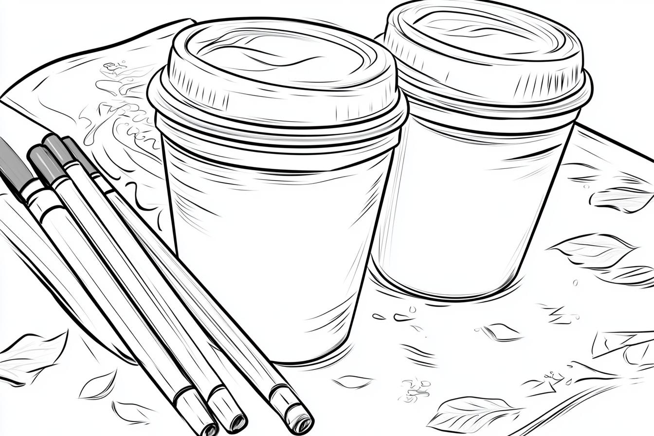 Starbucks Coloring Pages Free Printable PDF Starbucks Coloring Pages