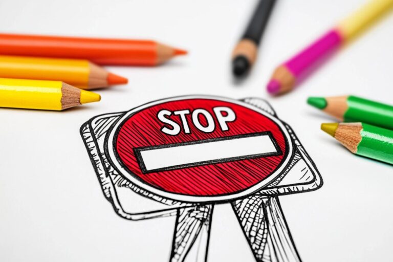 Stop Sign Coloring Pages : Fun & Educational Activities for Kids