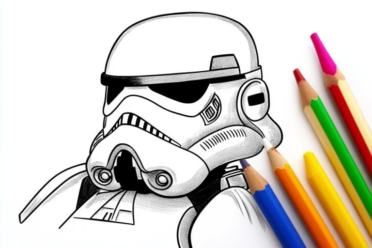 Stormtrooper Coloring Pages : Coloring Fun for Star Wars Fans
