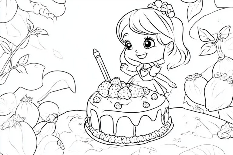 Strawberry Shortcake Coloring Pages : Fun and Creative Activities for Kids