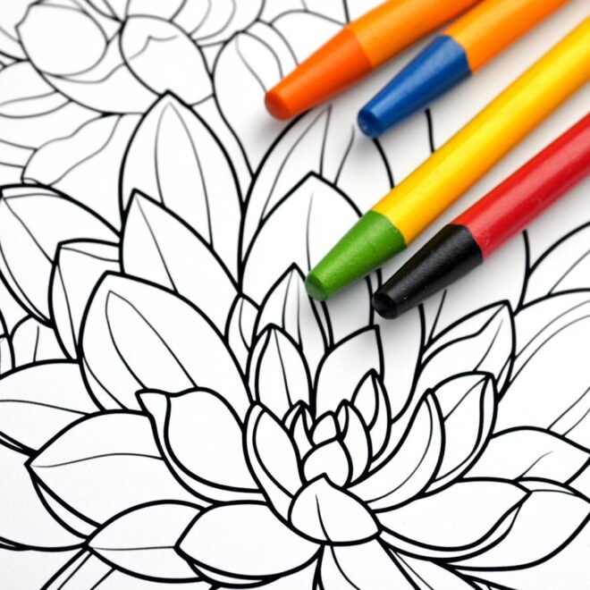 Succulent Coloring Pages : Color Your Way to Relaxation and Creativity