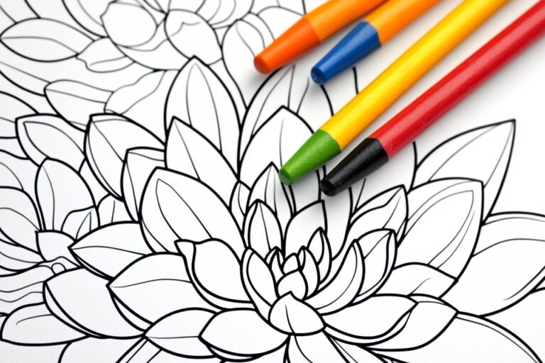 Succulent Coloring Pages : Color Your Way to Relaxation and Creativity