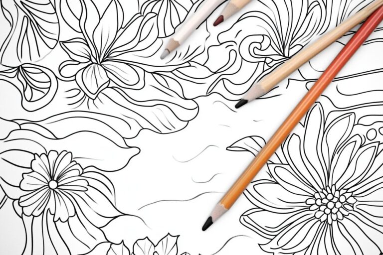 Swimming Coloring Pages : Dive into Creative Fun