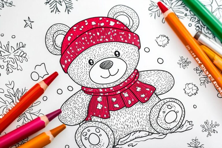 Teddy Bear Coloring Pages : Fun and Creative Activities for Kids