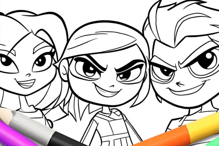 Teen Titans Go Coloring Pages : Unleash Your Inner Artist with Free Printables