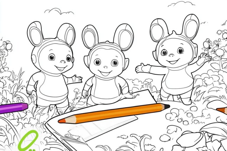 Teletubbies Coloring Pages : Fun and Free Printable Art for Kids