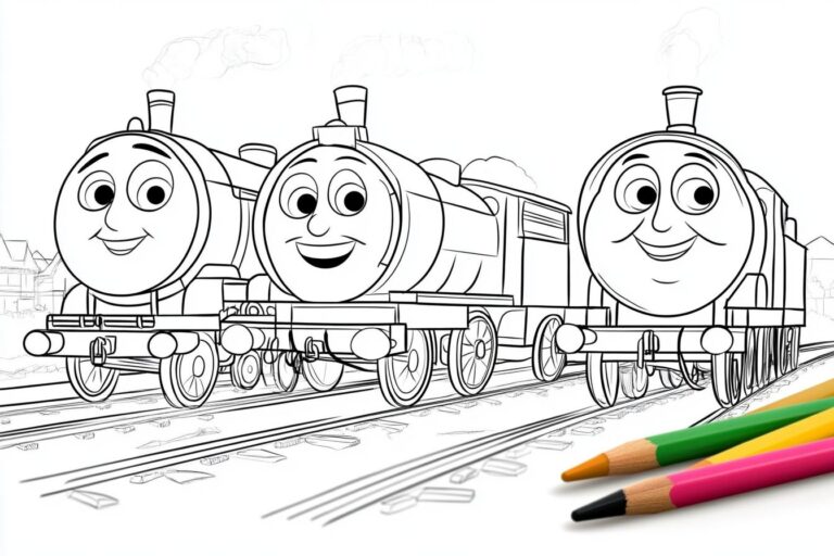Thomas And Friends Coloring Pages : Fun, Learning, and Creativity for Kids