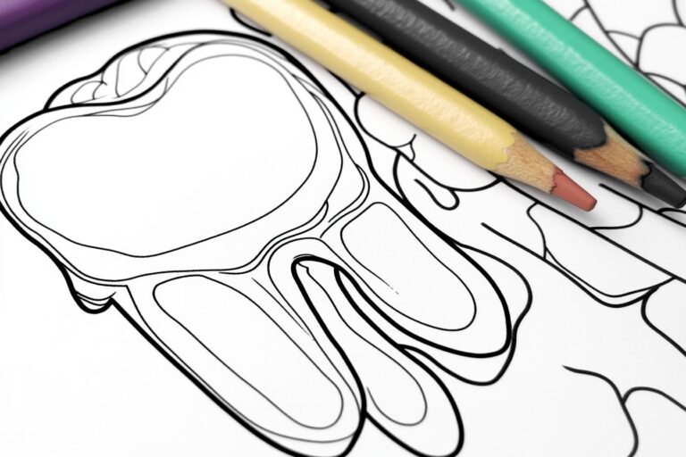 Tooth Fairy Coloring Pages : Fun Toothloss Activity for Kids