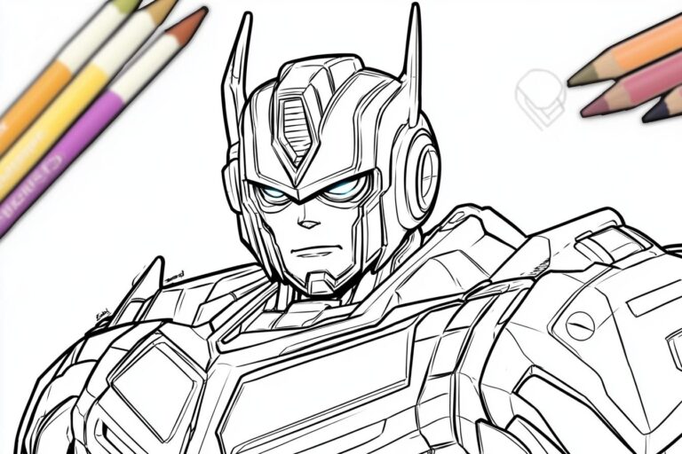 Transformers Coloring Pages : Unleash Creativity & Robot Fun