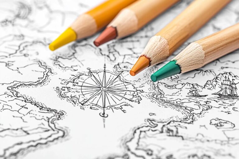 Treasure Map Coloring Pages : Unleash Adventure and Creativity