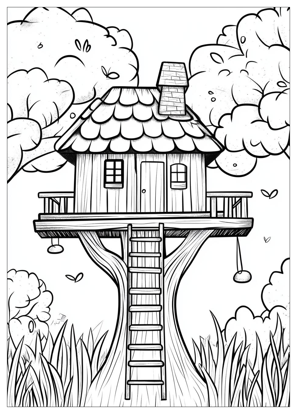 tree_house_coloring_pages_7