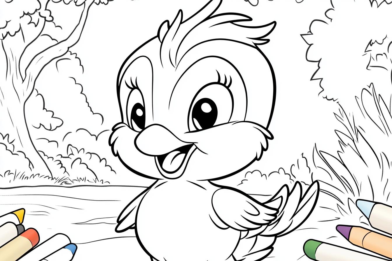 Tweety Bird Coloring Pages Free Printable PDF Tweety Bird Coloring Pages