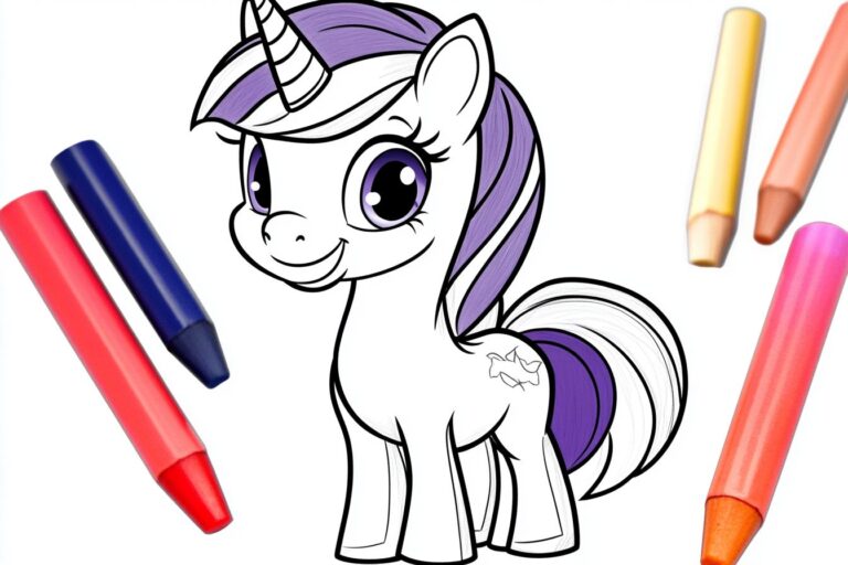 Twilight Sparkle Coloring Pages : Unleash Your Inner Artist with Printable Pony Designs