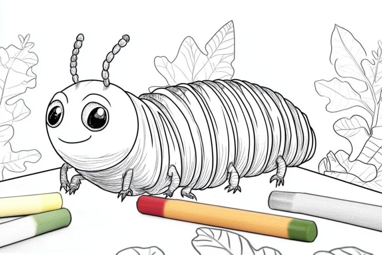 Very Hungry Caterpillar Coloring Pages : Fun for Kids with Eric Carle’s Classic