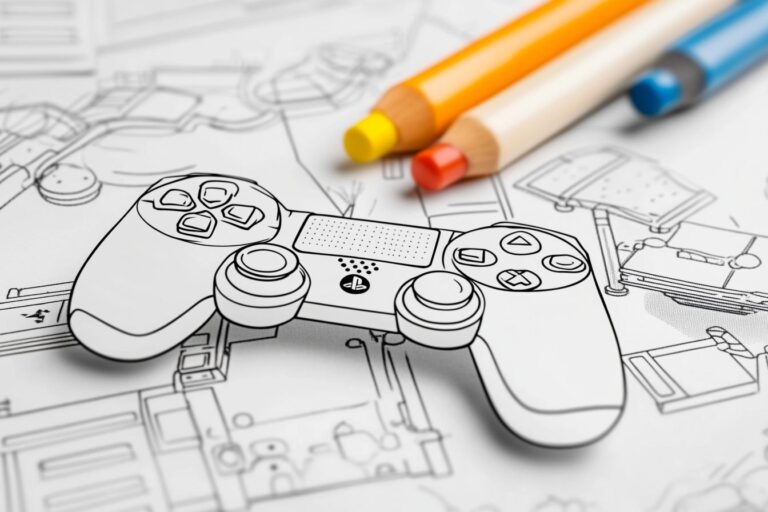 Video Game Coloring Pages : Level Up Your Creativity