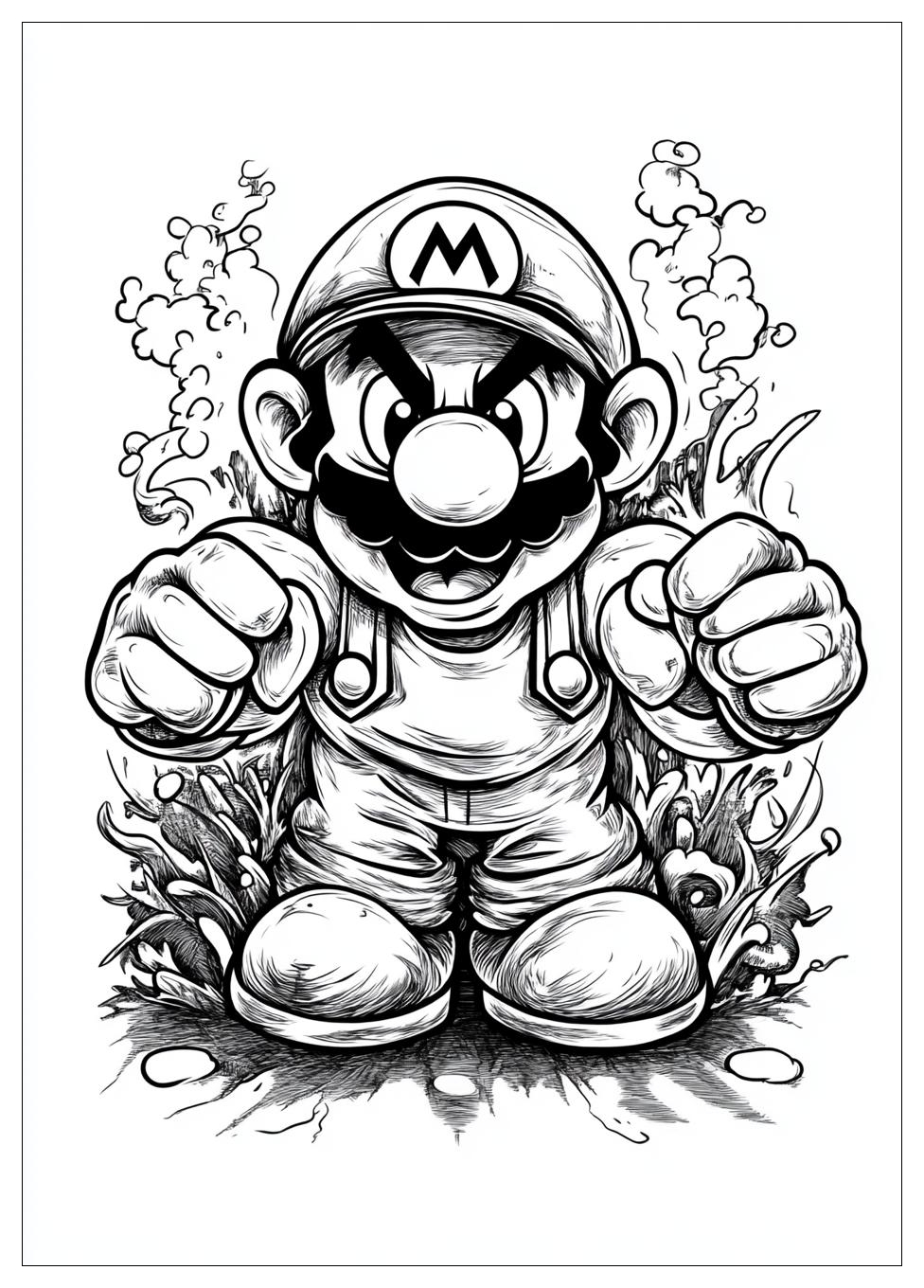 wario_coloring_pages_4