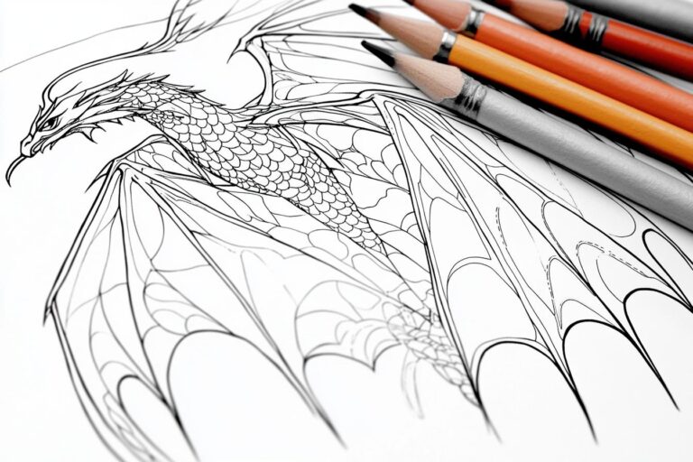 Wings Of Fire Coloring Pages : Unleash Your Dragon Creativity