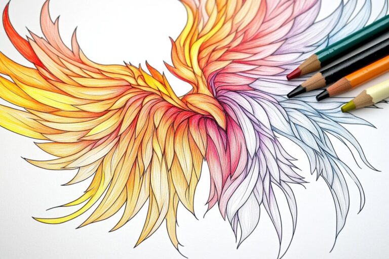 Wings on Fire Coloring Pages : Ignite Your Creativity with Dragon Fun
