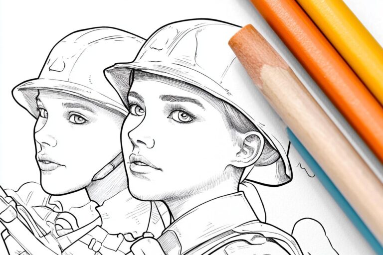 WW2 Coloring Pages : Coloring History Into Life